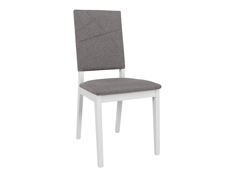 krzesło tapicerowane Forn szare z białym, 733024