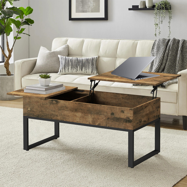Stolik kawowy 2w1 rozkładany blat Funky Furniture, 7349590