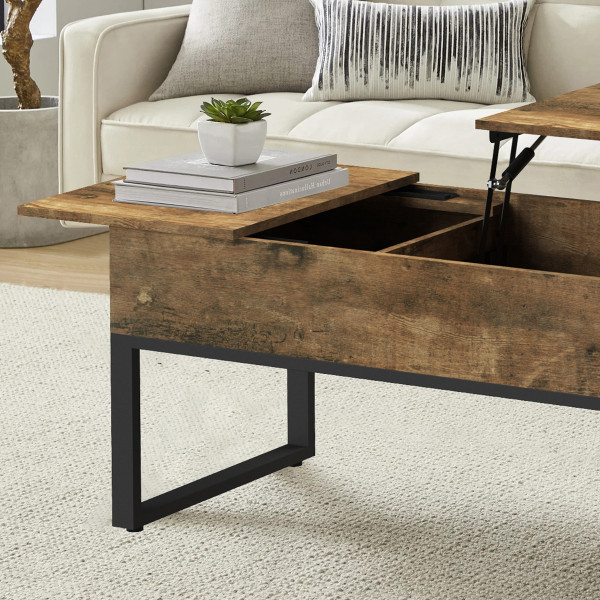 Stolik kawowy 2w1 rozkładany blat Funky Furniture, 7349593
