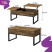 Stolik kawowy 2w1 rozkładany blat Funky Furniture, 7349594