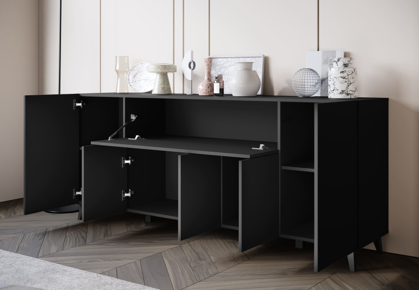 Komoda LOKET 180 czarny, 7352631