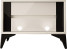 Inny kolor wybarwienia: Szafka nocna stolik EVEL 04 biały połysk + LED MEG