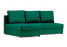 Inny kolor wybarwienia: Mały narożnik 200cm z funkcją spania Paco zieleń