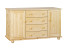 Produkt: Komoda drewniana z szufladami ROXANA CLASSIC, kolor sosnowy