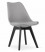 Inny kolor wybarwienia: Krzesło MARK - szare / nogi czarne x 1