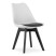 Inny kolor wybarwienia: Krzesło MARK biało czarne / nogi czarne x 1