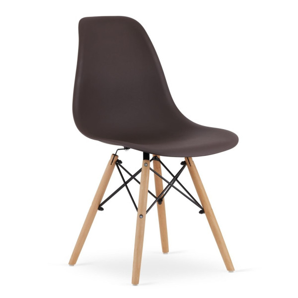 Krzesło OSAKA kawa / nogi naturalne x 1, 752515