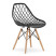 Inny kolor wybarwienia: Krzesło SAKAI - czarne x 1
