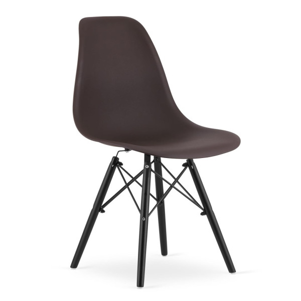 Krzesło OSAKA kawa / nogi czarne x 1, 752697