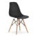 Inny kolor wybarwienia: Krzesło OSAKA czarne / nogi naturalne x 1