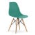 Inny kolor wybarwienia: Krzesło OSAKA zielone / nogi naturalne x 1