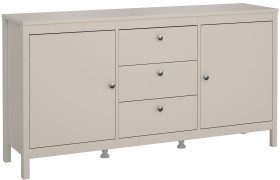 Produkt: Komoda 150 cm z 2 drzwiami i 3 szufladami kaszmir MADIO