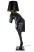 Produkt: Lampa podłogowa KOŃ HORSE STAND M czarna - włókno szklane