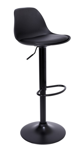 Hoker krzesło barowe RICARDO BLACK czarny, 761715