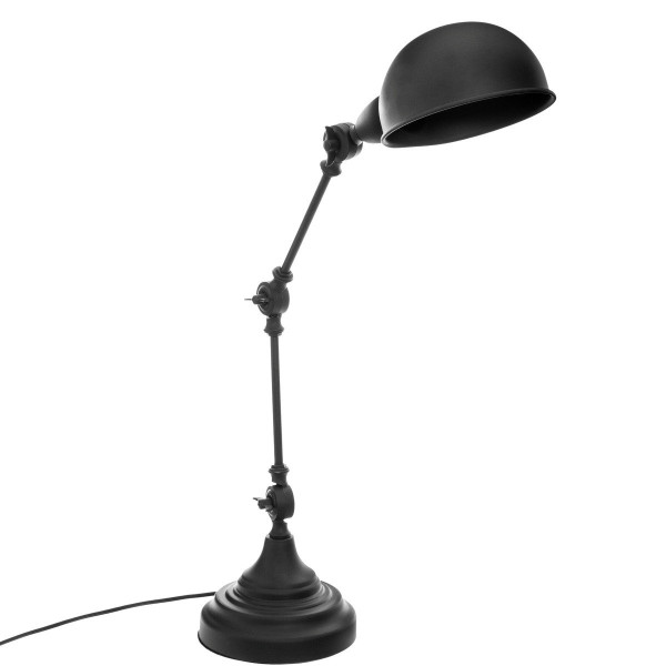 Lampka na biurko BASALT, metalowa, 55 cm, 766674