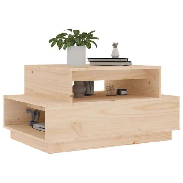 VidaXL Stolik kawowy lite drewno sosnowe, 7708142