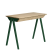 Inny kolor wybarwienia: biurko vogel S dąb naturalny, korpus oraz nogi-zielonym