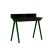 Inny kolor wybarwienia: biurko vogel S + nadstawka dąb czarny, nogi zielone