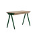Inny kolor wybarwienia: biurko vogel M dąb naturalny, nogi w kolorze zielonym