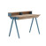 Inny kolor wybarwienia: biurko vogel M + nadstawka dąb naturalny, nogi błękitne