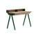 Inny kolor wybarwienia: biurko vogel M + nadstawka dąb naturalny, nogi zielony