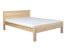 Produkt: Łóżko 140x200 drewniane PRESTIGE, kolor sosnowy + stelaż
