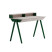Inny kolor wybarwienia: biurko vogel M + nadstawka dąb bielony, nogi zielone