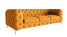 Inny kolor wybarwienia: Ropez Chelsea sofa 3 pikowana pomarańczowa nogi srebrne