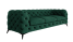 Inny kolor wybarwienia: Ropez Chelsea sofa 3 osobowa pikowana zielona nogi czarne