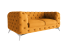 Inny kolor wybarwienia: Ropez Chelsea sofa 2 pikowana pomarańczowa nogi srebrne