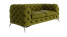 Inny kolor wybarwienia: Ropez Chelsea sofa 2 osobowa pikowana oliwka nogi srebrne