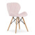 Inny kolor wybarwienia: Krzesło LAGO Aksamit - róż x 1