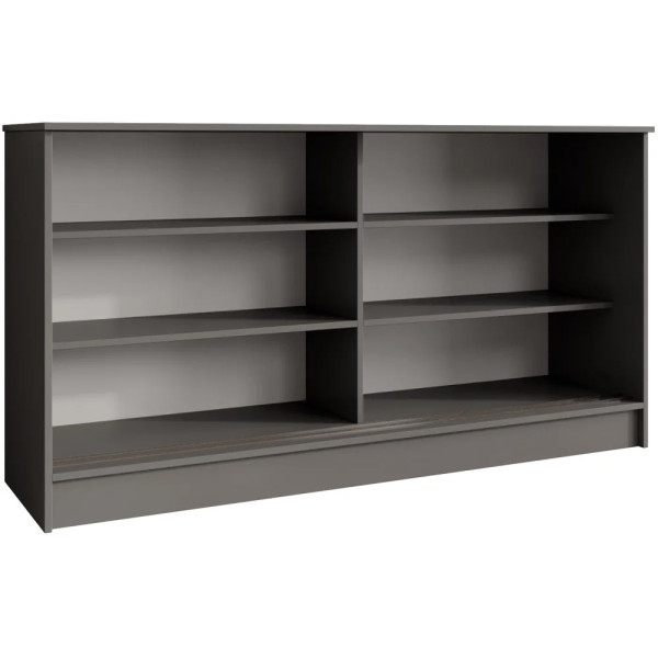 Komoda MIRELA 160 cm Grafit Do Salonu 2 Drzwi Przesuwne, 7918683