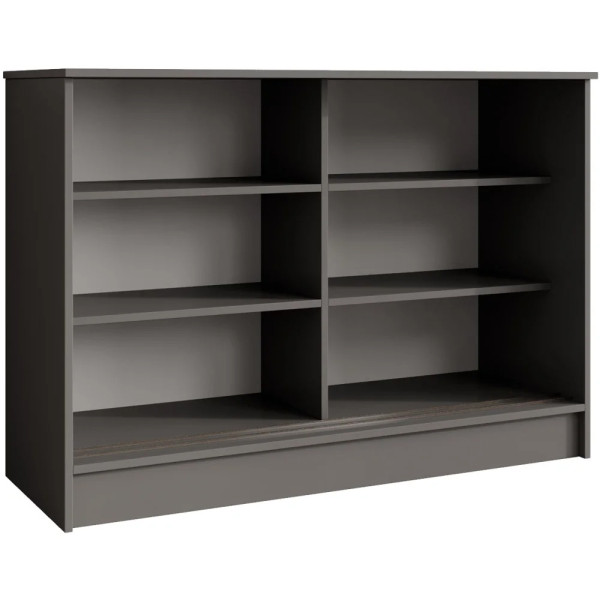 Komoda MIRELA 120 cm Grafit Do Salonu 2 Drzwi Przesuwne, 7918746