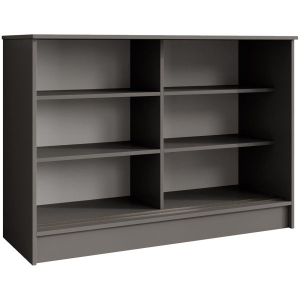 Komoda MIRELA 100 cm Grafit Do Salonu 2 Drzwi Przesuwne, 7918768