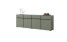 Komoda INCROCIO 225x78x40 cm Odcienie zieleni, 7937688
