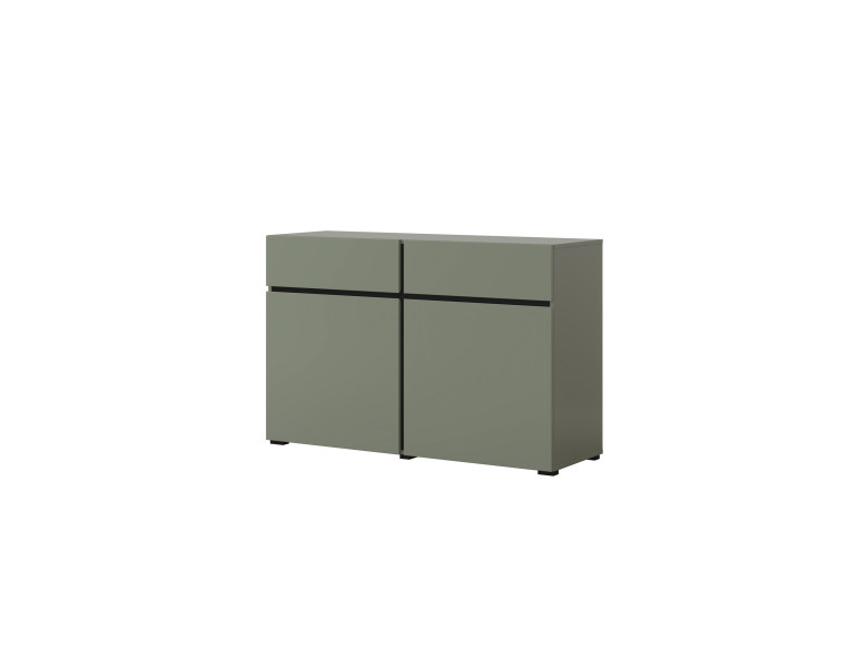 Komoda INCROCIO 119x78x40 cm Odcienie zieleni, 7937695