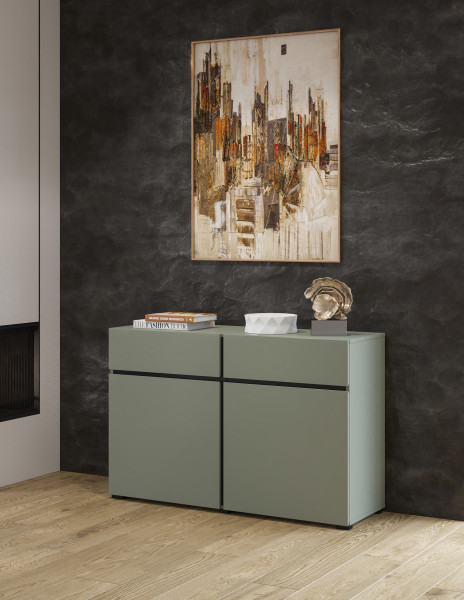 Komoda INCROCIO 119x78x40 cm Odcienie zieleni, 7937700
