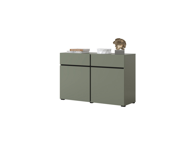 Komoda INCROCIO 119x78x40 cm Odcienie zieleni, 7937701