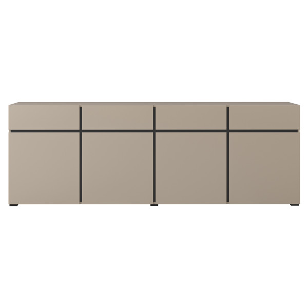Komoda INCROCIO 225x78x40 cm Odcienie beżu, 7937748