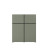 Komoda INCROCIO 119x139x40 cm Odcienie zieleni, 7937753
