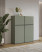 Komoda INCROCIO 119x139x40 cm Odcienie zieleni, 7937754