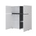 Komoda INCROCIO 119x139x40 cm Biała, 7937758