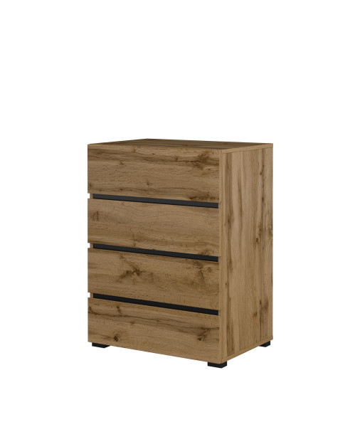 Komoda INCROCIO 59,7x78,3x40 cm Dąb wotan, 7937770