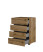 Komoda INCROCIO 59,7x78,3x40 cm Dąb wotan, 7937772
