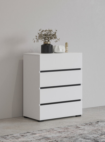 Komoda INCROCIO 59,7x78,3x40 cm Biała, 7937779
