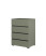 Komoda INCROCIO 59,7x78,3x40 cm Odcienie zieleni, 7937781