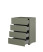 Komoda INCROCIO 59,7x78,3x40 cm Odcienie zieleni, 7937783