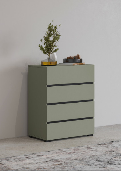 Komoda INCROCIO 59,7x78,3x40 cm Odcienie zieleni, 7937785