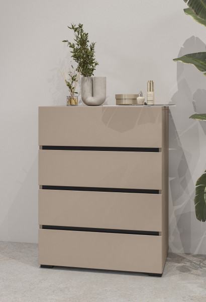 Komoda INCROCIO 59,7x78,3x40 cm Odcienie beżu, 7937801